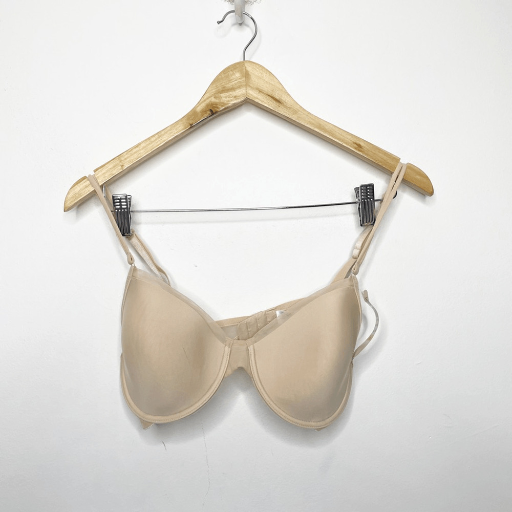 WACOAL Inside Edit Seamless Contour Bra 85307 sand nude underwire NWT womens 36B - Picture 2 of 8